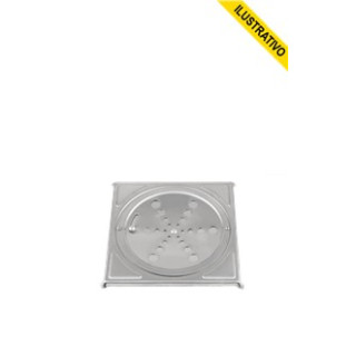 Grelha Quadrada 10x10 C/castilho Inox Giratoria N11 Dianox/08200 Duda/18110 Leao