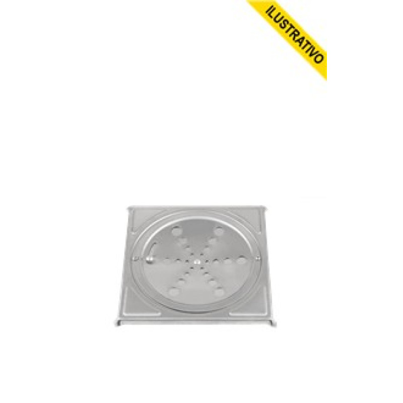Grelha Quadrada 10x10 C/castilho Inox Giratoria N11 Dianox/08200 Duda/18110 Leao