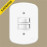 Interruptor Blanc+ C/placa 2 Secoes 4x2 627 Fame