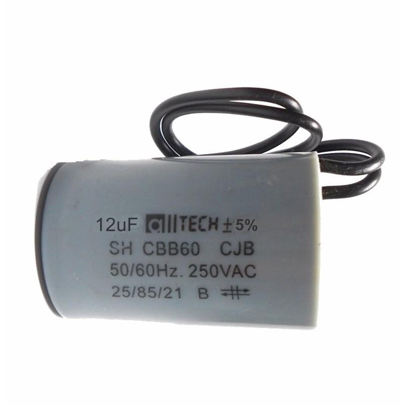 Capacitor Ventilador 12mf 2fios 250v Multimarcas