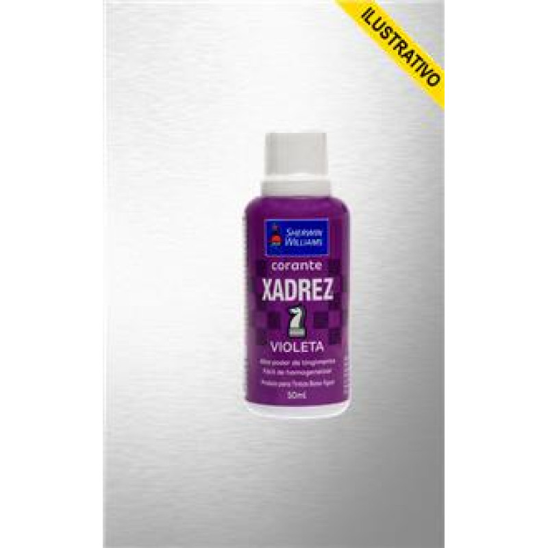 Corante Liquido 50ml Violeta Xadrez