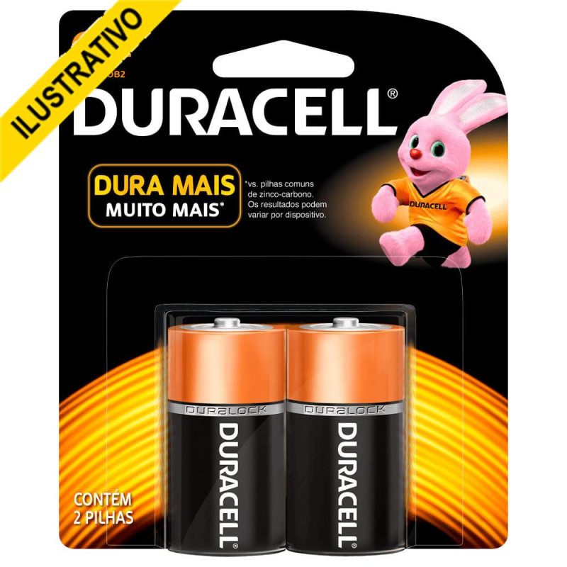 Pilha Media C/2 Duracell