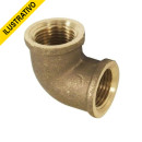 Joelho Metal 90 1/2 Metalkit/multimarcas