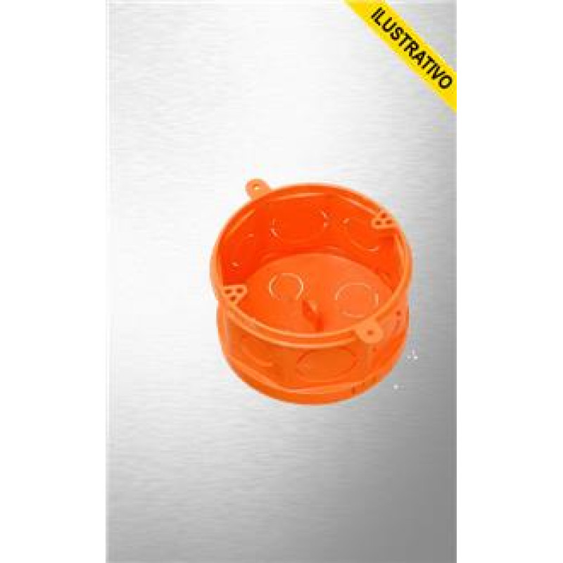 Caixa Luz Octogonal 4x4 Laranja Fundo Movel 33043309 Tigre/amanco