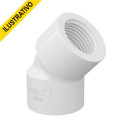 Joelho Roscavel 45 1/2 Tigre/amanco