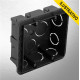Caixa Luz 4x4 Preta Suporte Plastico Multimarcas