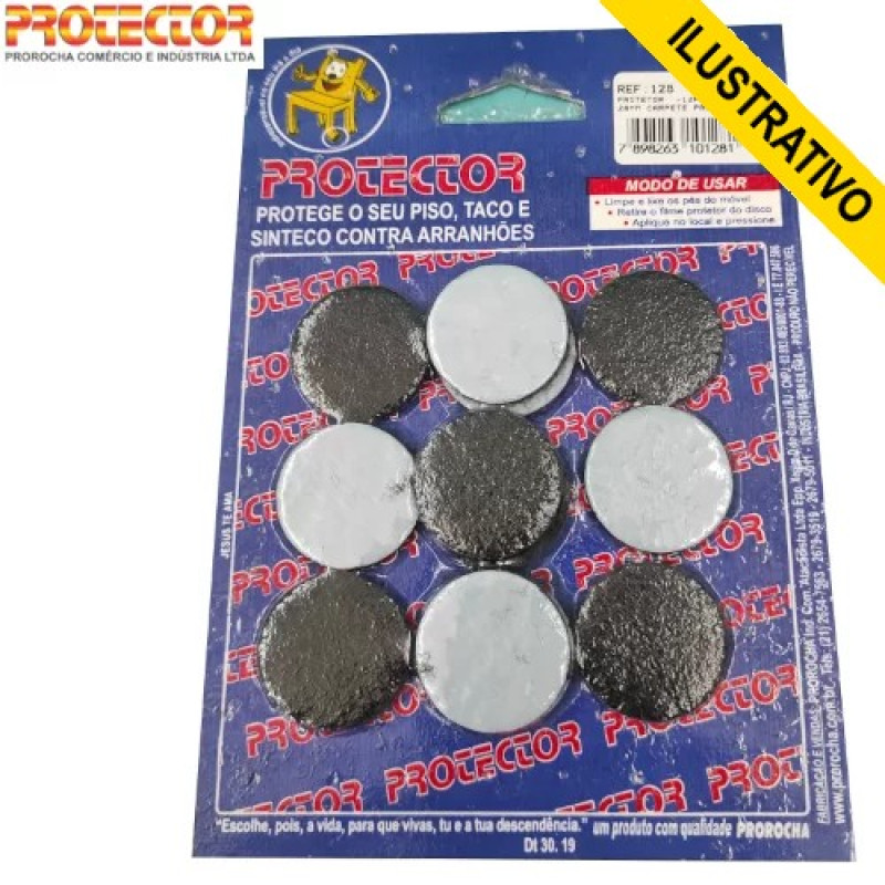 Protetor Redondo Feltro 28mm 128 Protector Protetor Redondo Feltro 28mm 128 Protector