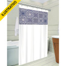 Cortina Box 1,38x1,98 Pvc Lisa C/visor Est 035 Plast-val