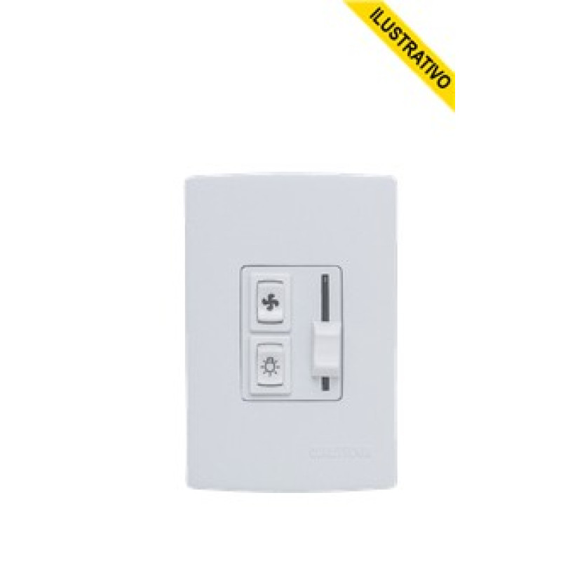Dimmer Ventilador Deslizante 1 Secao Cz Rionepar/qv36 Qualit