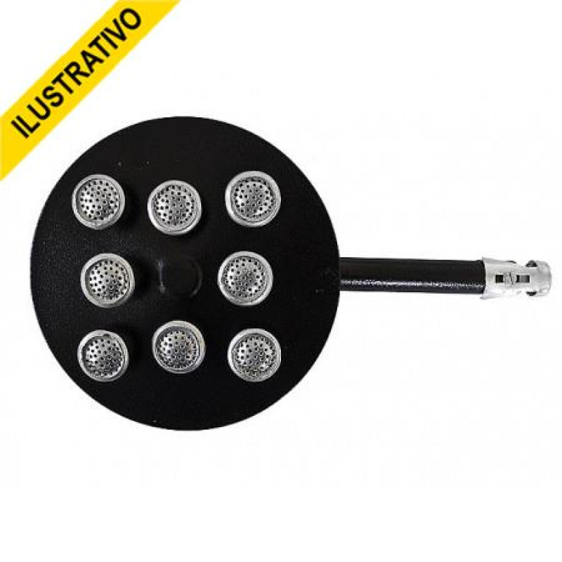 Queimador Ind Curto 8 Caulins Fog Gd 500.888 Roa Queimador Ind Curto 8 Caulins Fog Gd 500.888 Roa