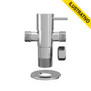 Registro Ducha Higienica Metal C/derivacao 1/4 Volta 040675 Egaplast/21323 Real