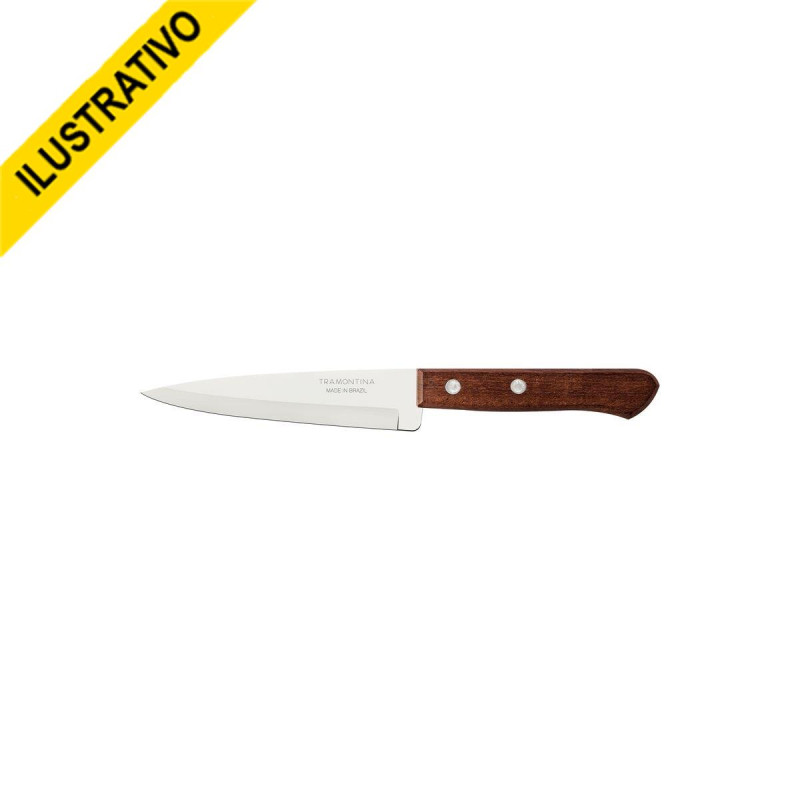 Faca Peixeira Inox Cabo Madeira Ipe 5