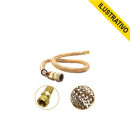 Rabicho Gas Flexivel Cobre 060cm Jackwal / Multimarcas