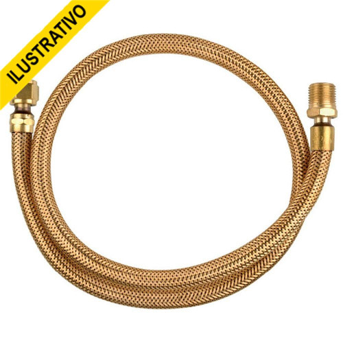 Rabicho Gas Flexivel Cobre 080cm 15088 Jackwal / Multimarcas
