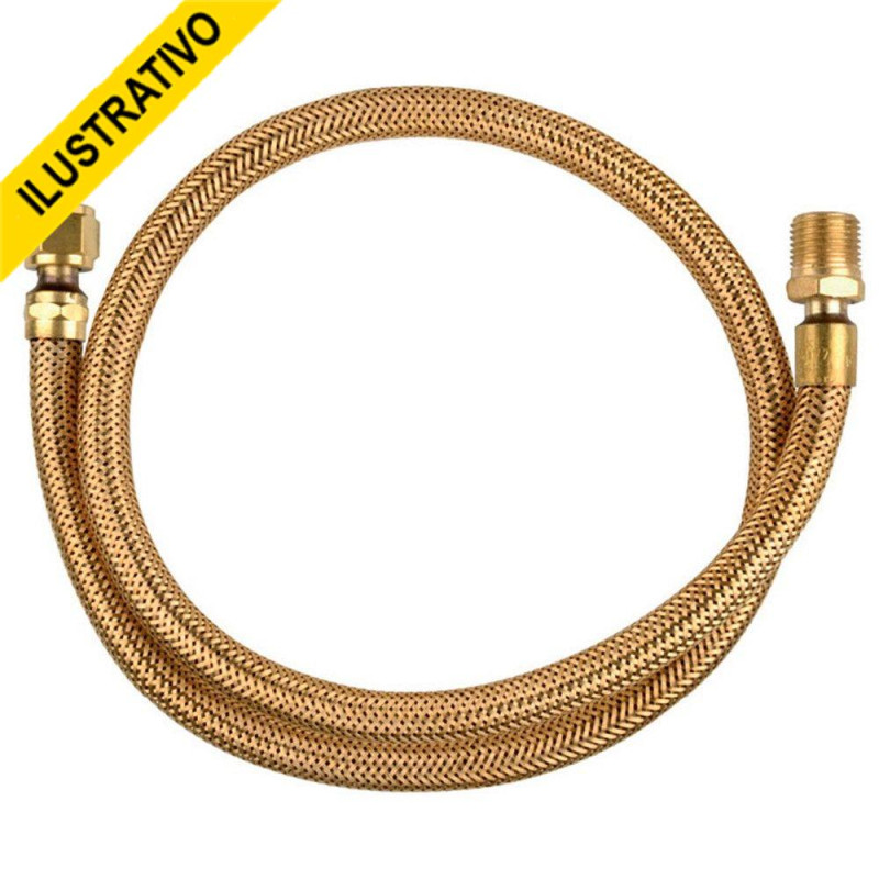 Rabicho Gas Flexivel Cobre 080cm 15088 Jackwal / Multimarcas