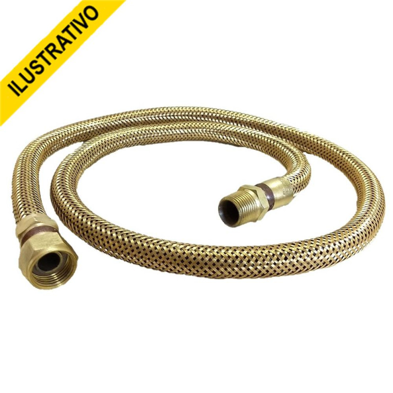 Rabicho Gas Flexivel Cobre 120cm 10904 Jackwal / Multimarcas
