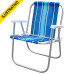 Cadeira Praia Aluminio Braco Plastico Alta Standard Botafogo