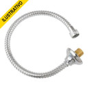 Rabicho Agua Flexivel Metal Cromado 040cm Powerflex/multimarcas