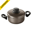 Cacarola 20 2,9l Antiaderente Preta/chumbo Paris 28524/620 Tramontina