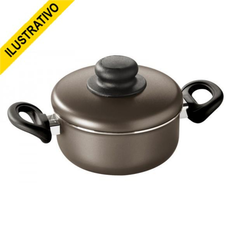 Cacarola 20 2,9l Antiaderente Preta/chumbo Paris 28524/620 Tramontina