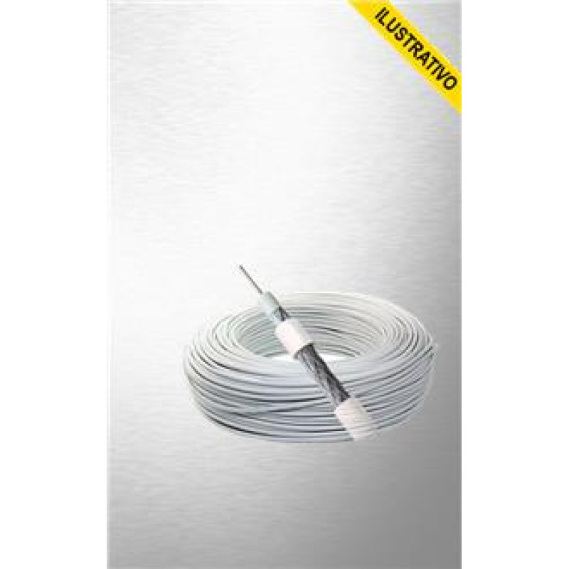 Fio Coaxial Rgc-06/60 Br P/tv Cb (rolo-100mt) Santos/eldtec