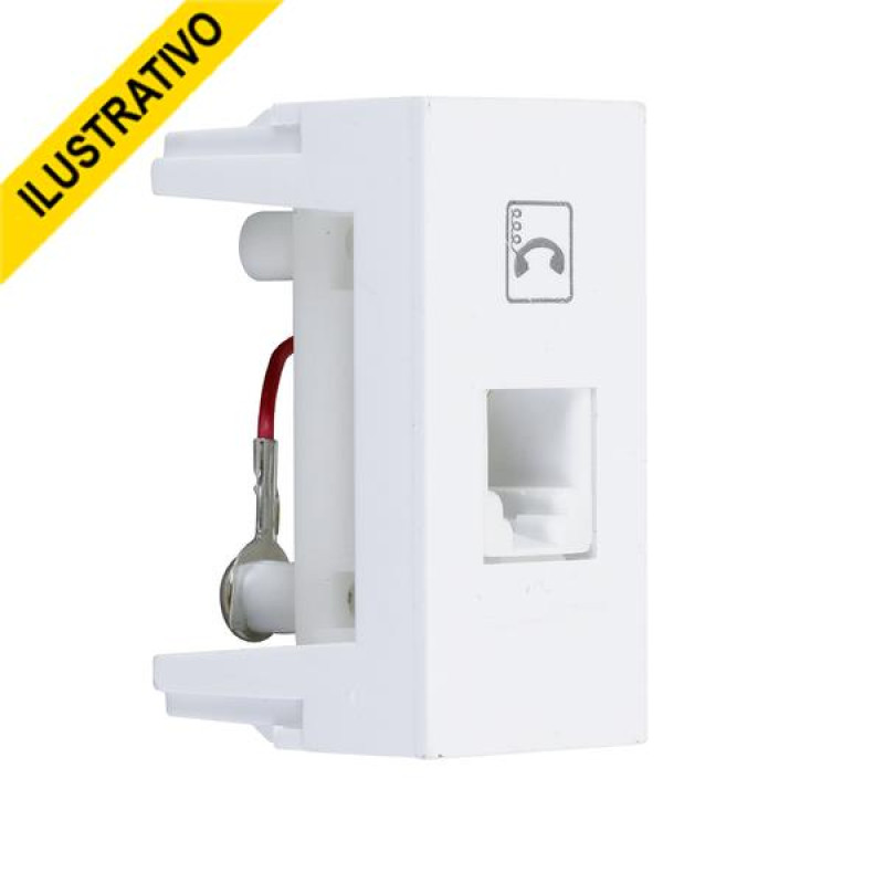 Modulo Modulare/evidence/blanc+ Tomada Tel Rj11 2v 499 Fame Modulo Modulare/evidence/blanc+ Tomada Tel Rj11 2v 499 Fame