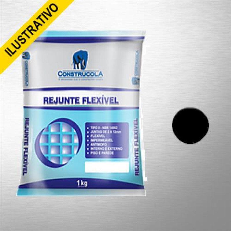 Rejunte Comum 1kg Preto P/azulejo,piso,ceramica Multimarca Rejunte Comum 1kg Preto P/azulejo,piso,ceramica Multimarca