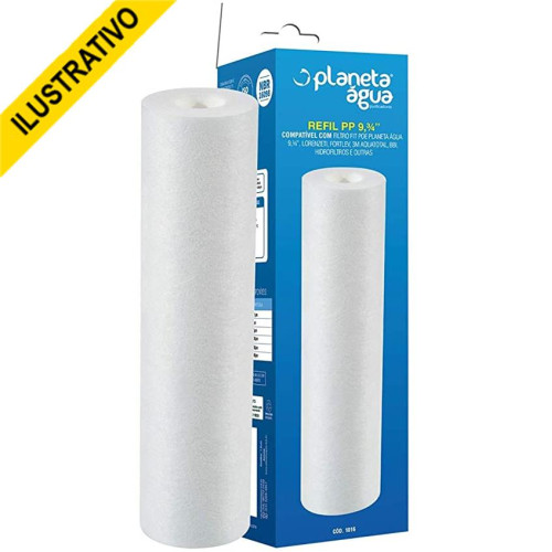 Refil 09.3/4 Polegadas Polipropileno Poe 25 Filter Flux 905-0001 Hidro/1016 Plan Agua/1001-0002 Acquabios