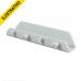 Puxador Plastico Porta Sanfonada Branco 5483 Almir