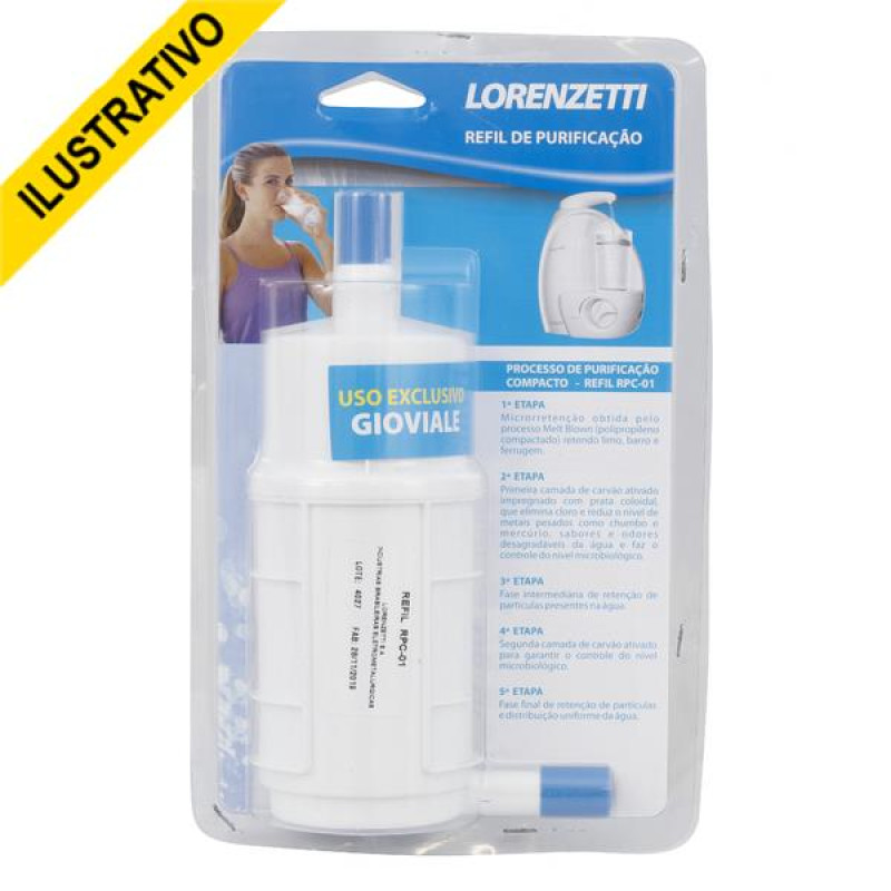 Refil Purificador Compacta Gioviale Lorenzetti Refil Purificador Compacta Gioviale Lorenzetti