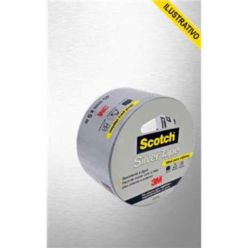 Fita Multiuso Silver Tape 45x5mt H0002317842 3m