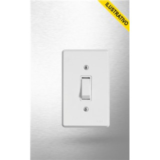 Interruptor Simples C/placa 1 Secao 06a Branco 21100 Veltra/1917 Ilumi