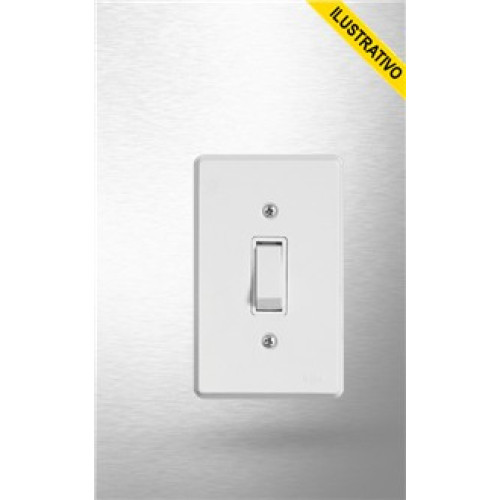 Interruptor Simples C/placa 1 Secao 06a Branco 21100 Veltra/1917 Ilumi