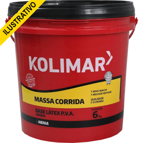 Massa Corrida Pva Gl 3.6l (6kg) 5215 Kolimar/iguacu