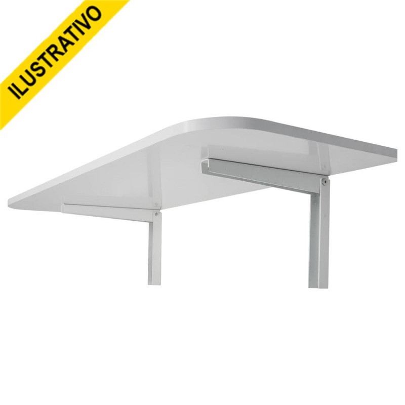 Mesa Dobravel C/suporte 90x40 Branca 430280 Versatil