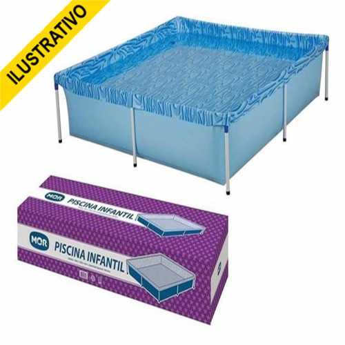 Piscina Plastica Retangular 1500l 1003 Mor