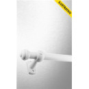 Kit Cortina Simples Medio 1,5m Sup Pvc Branco Ks152pbc Utili