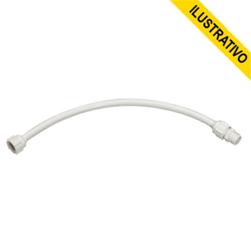 Rabicho Agua Flexivel Plast 040cm 1/2 1185 Luconi