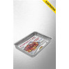 Tabuleiro Retangular Aluminio C/grelha N.4 39x27x5 448 Abc