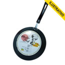 Frigideira 26cm Antiaderente Cabo Baquelite Mestre Chef 1637 Abc