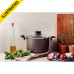 Caldeirao 22 05,7l Antiaderente Preto/chumbo Paris 28530/022/622 Tramontina