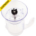 Copo Liquidificador Walita Liqfaz/ligstar Cristal Tampa Branca C/trava Serve Filtro 1039 Mebrasi/versatil