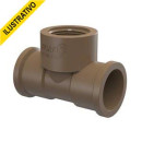 Te Reducao Soldavel 20x1/2 Roscavel Marrom Tigre/amanco