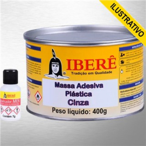 Massa Plastica 400gr Br Ibere