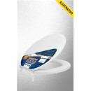Assento Oval Std Plastico Branco Flex 159100m Duda