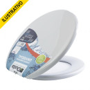 Assento Oval Std Plastico Cinza Claro Flex 159300m Duda