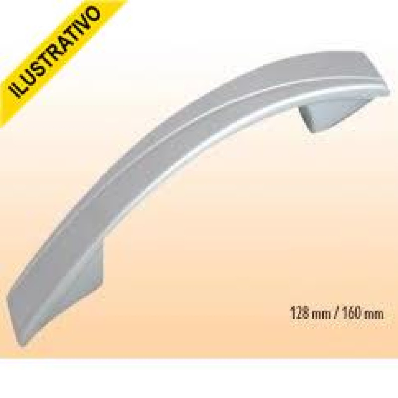 Puxador Plast Condor 128/160mm Aluminio 6055 Almir