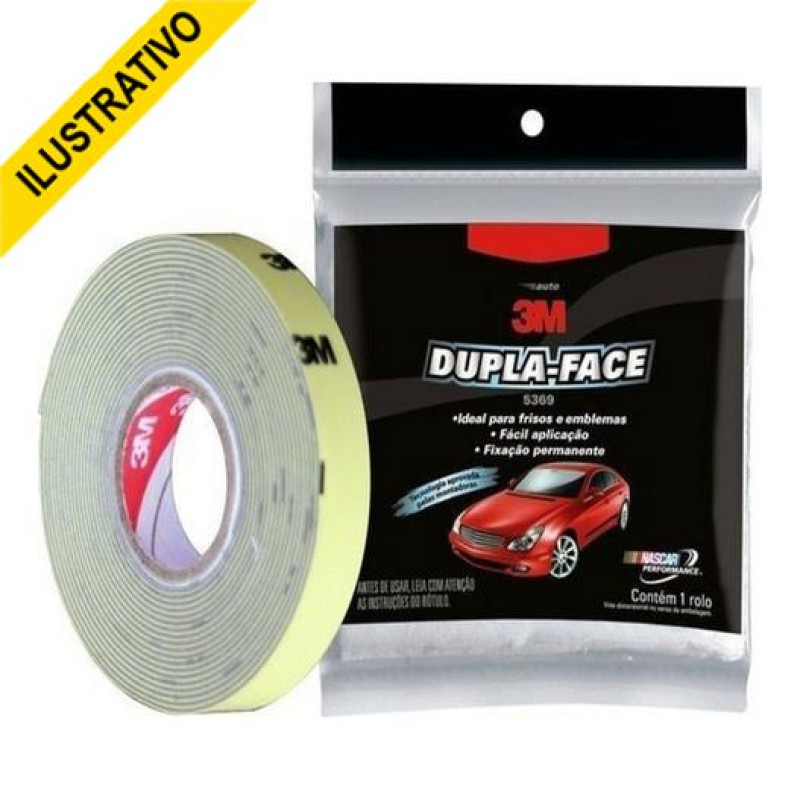 Fita Dupla Face 12mmx3m Transp 5369t Auto 3m