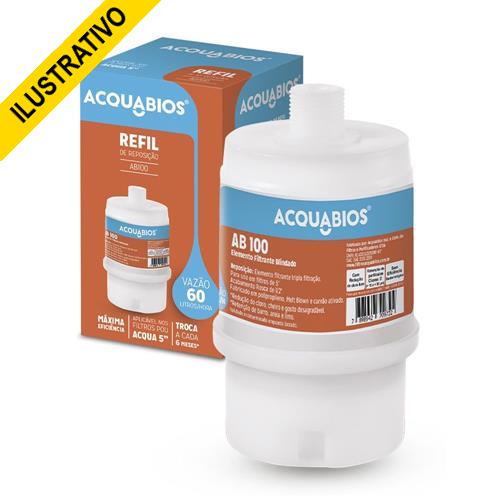 Refil 05 Polegadas Carvao Ativado C/rosca M2r/ab100 1005-0001 Acquabios