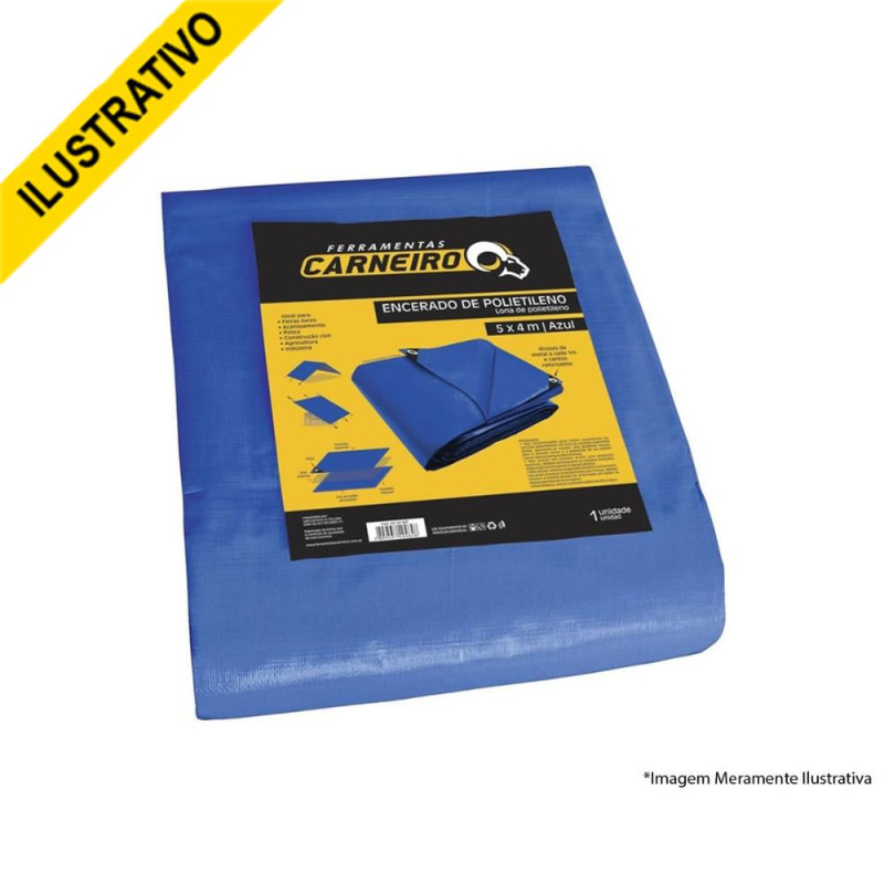 Lona 5x6 Generica Azul Multimarcas